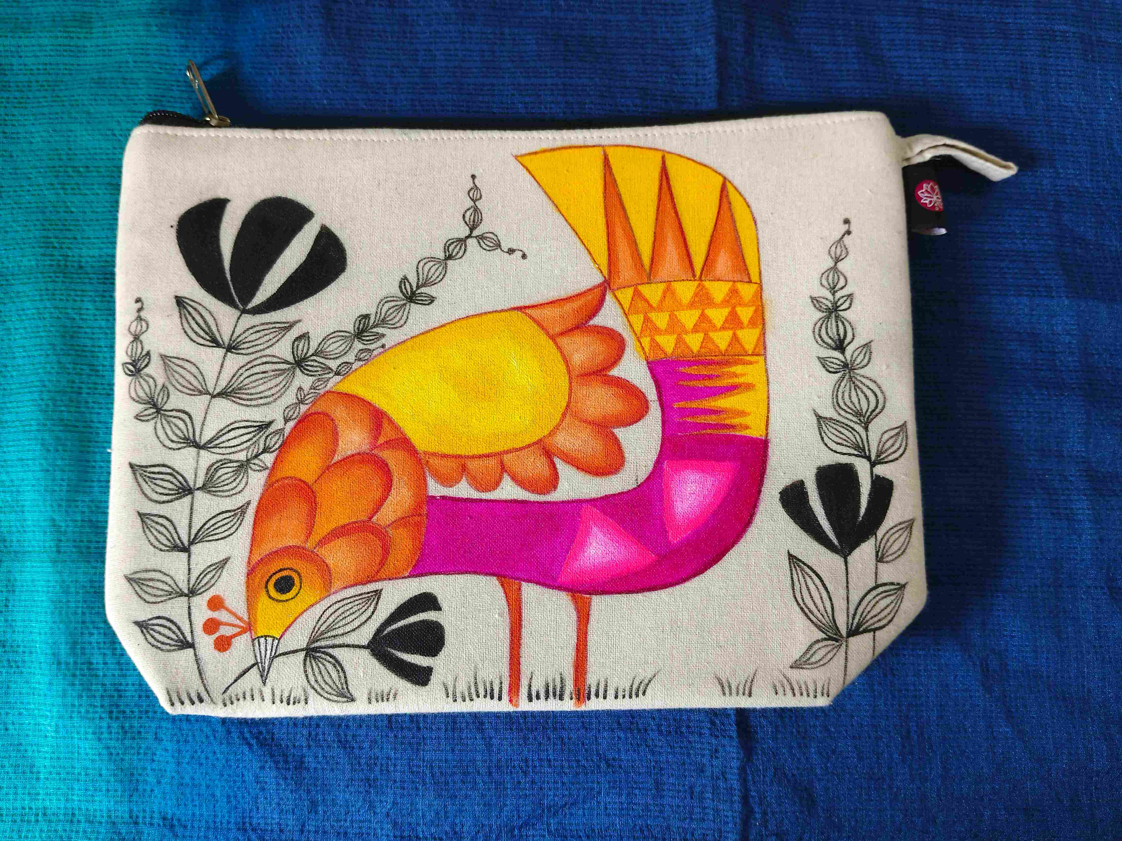 Handpainted Pouch